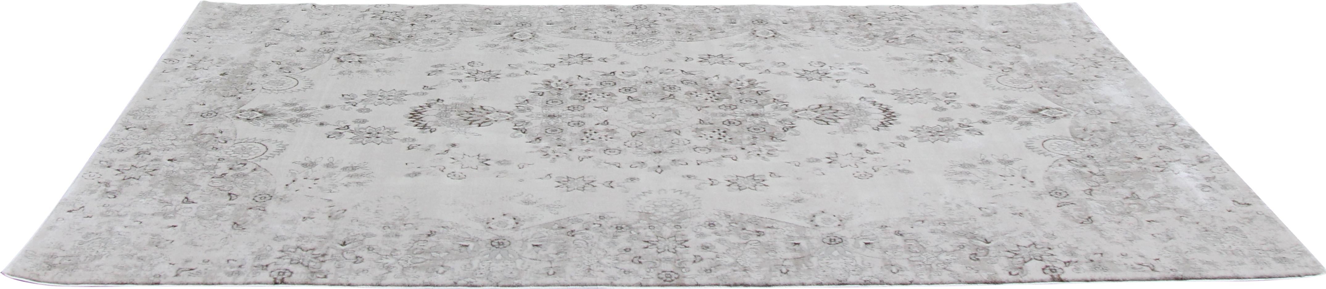 Elegant Gray Area Rug PNG Image