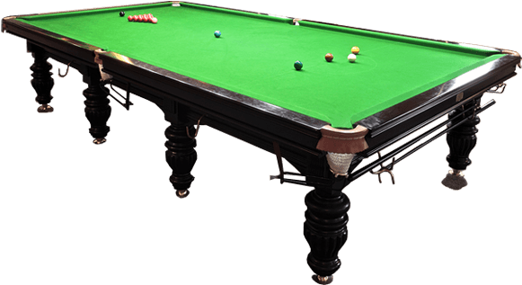 Elegant Green Pool Table PNG Image