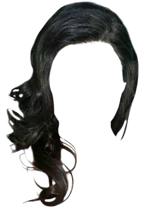 Elegant Hair Swoosh Transparent Background PNG Image