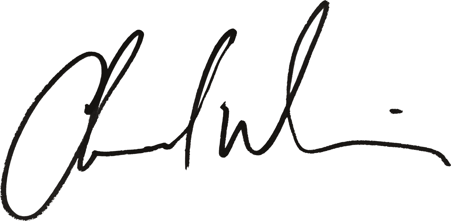 Elegant Handwritten Signature PNG Image