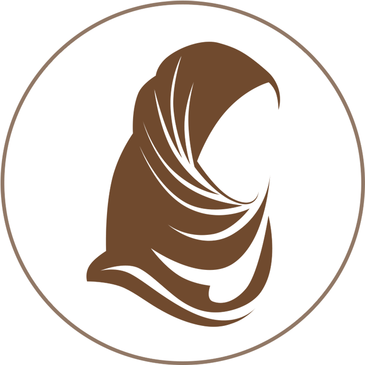 Elegant Hijab Icon PNG Image