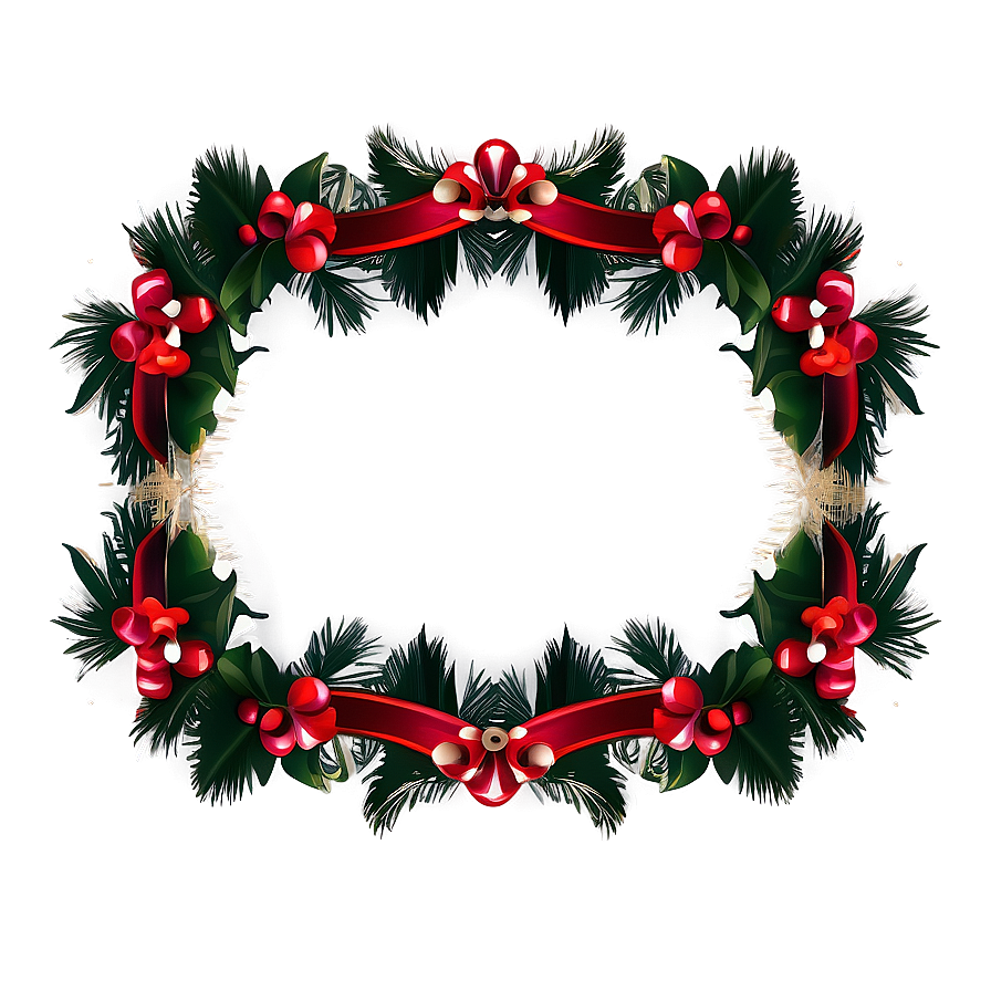 Elegant Holiday Border Png 06132024 PNG Image