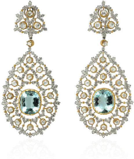 Elegant Imitation Chandelier Earrings PNG Image