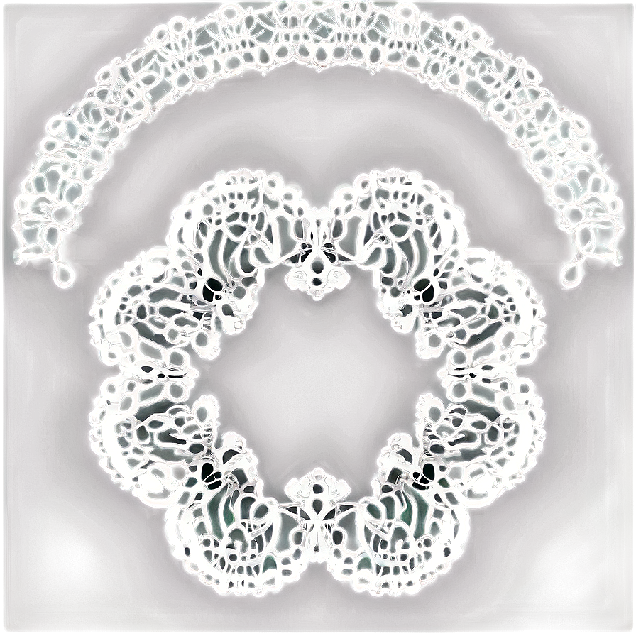 Elegant Lace Doily Png Lbm40 PNG Image