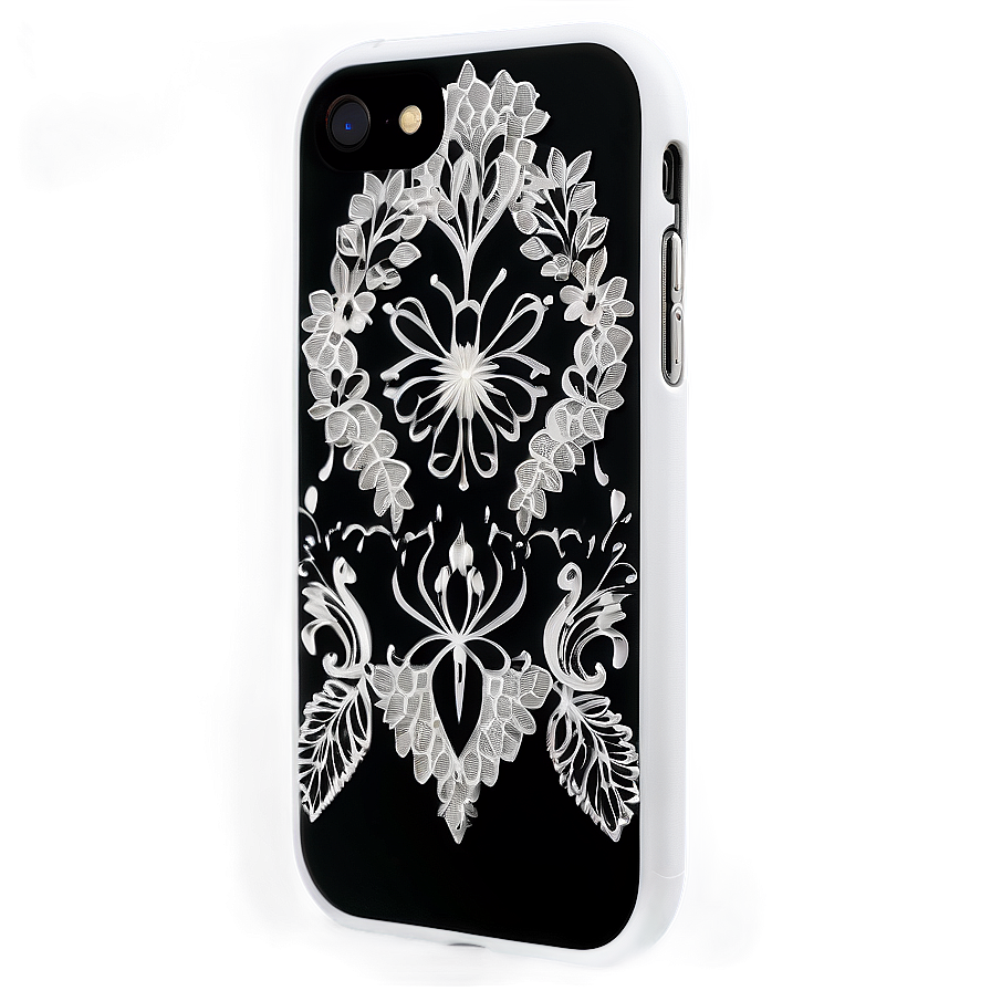 Elegant Lace Iphone Case Png Iuf71 PNG Image