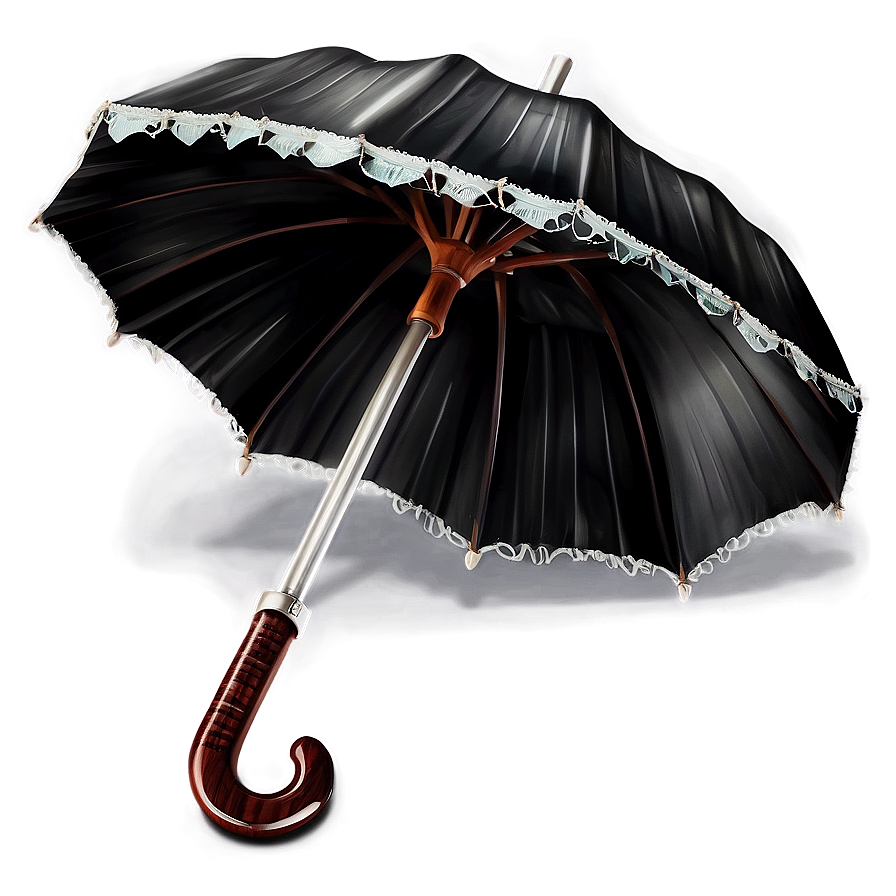 Elegant Lady's Umbrella Png 05232024 PNG Image