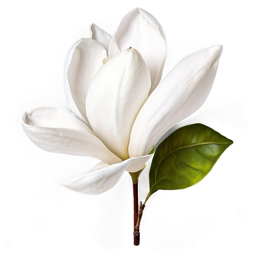 Elegant Magnolia Flower Png Hre83 PNG Image