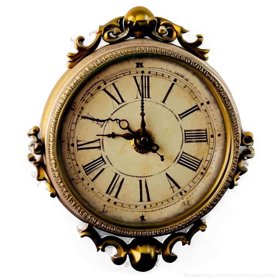 Elegant Mantel Clock Png 73 PNG Image