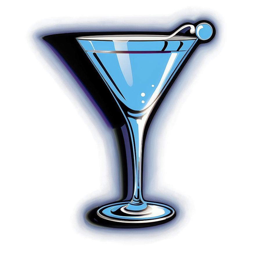 Elegant Martini Glass Png Bhq PNG Image