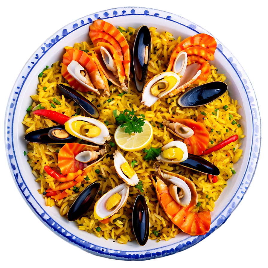 Elegant Paella Presentation Png Ume86 PNG Image