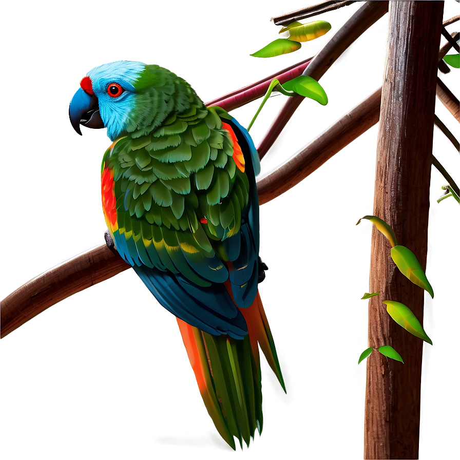 Elegant Parrots Png 15 PNG Image