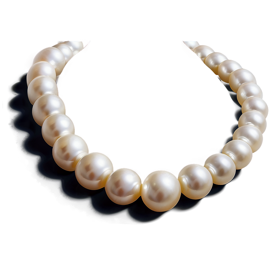 Elegant Pearl Necklace Png 06262024 PNG Image