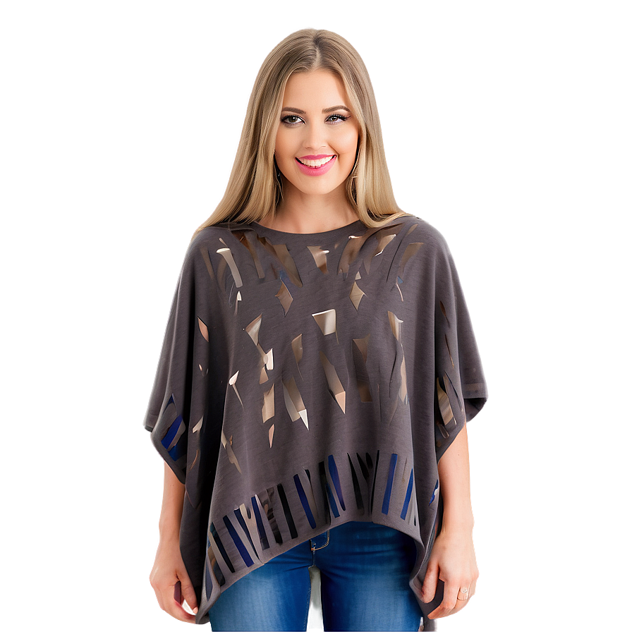 Elegant Poncho For Women Png Kps PNG Image