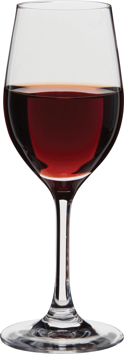 Elegant Port Wine Glass PNG Image