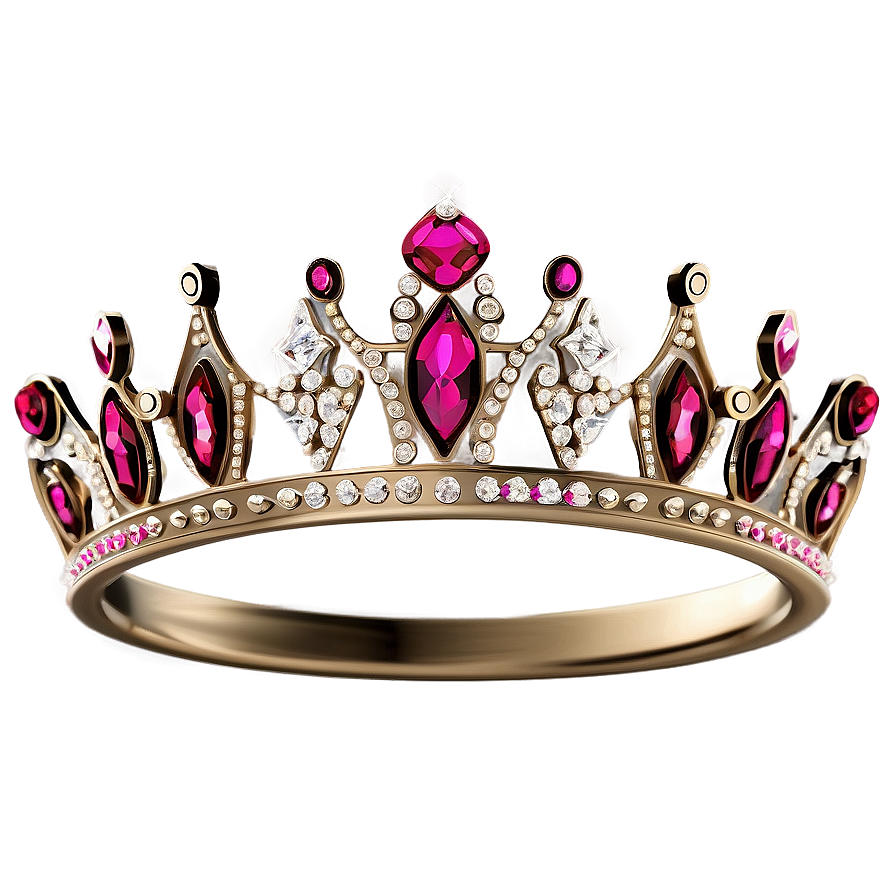 Elegant Princess Crown Design Png Cal45 PNG Image