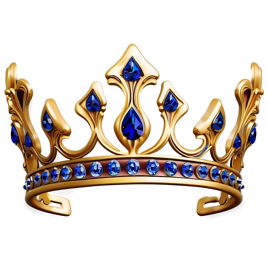 Elegant Princess Crown Design Png Rua PNG Image