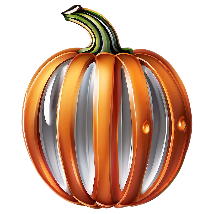 Elegant Pumpkin Design Png Ylg PNG Image