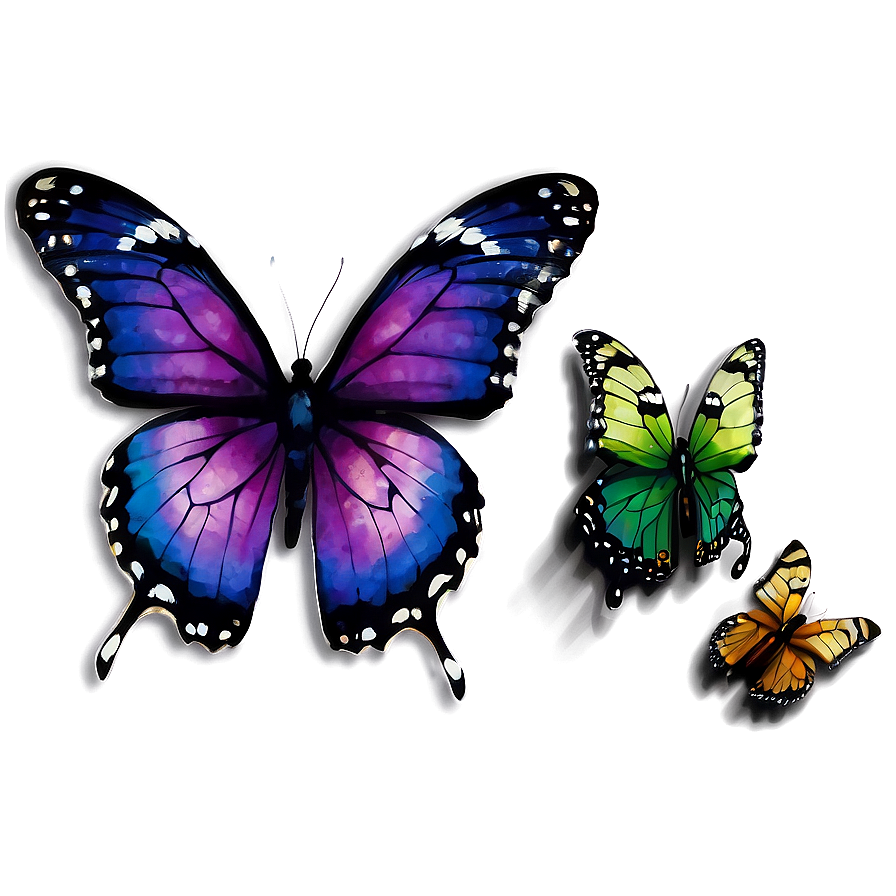 Elegant Purple Butterfly Png Noh77 PNG Image