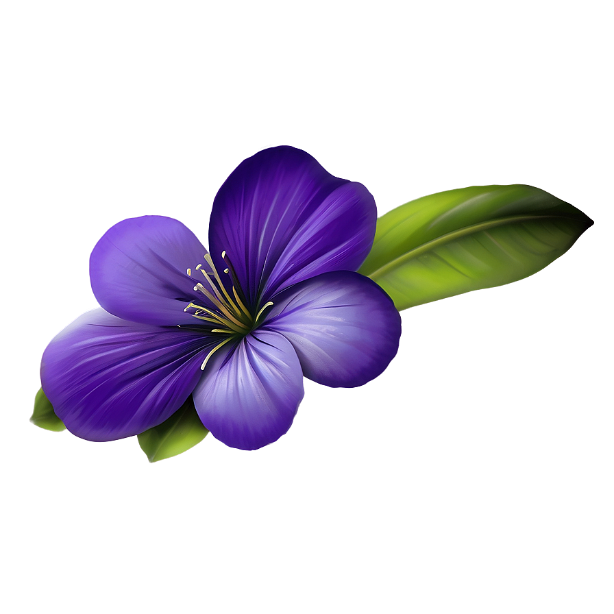 Elegant Purple Flower Png 74 PNG Image