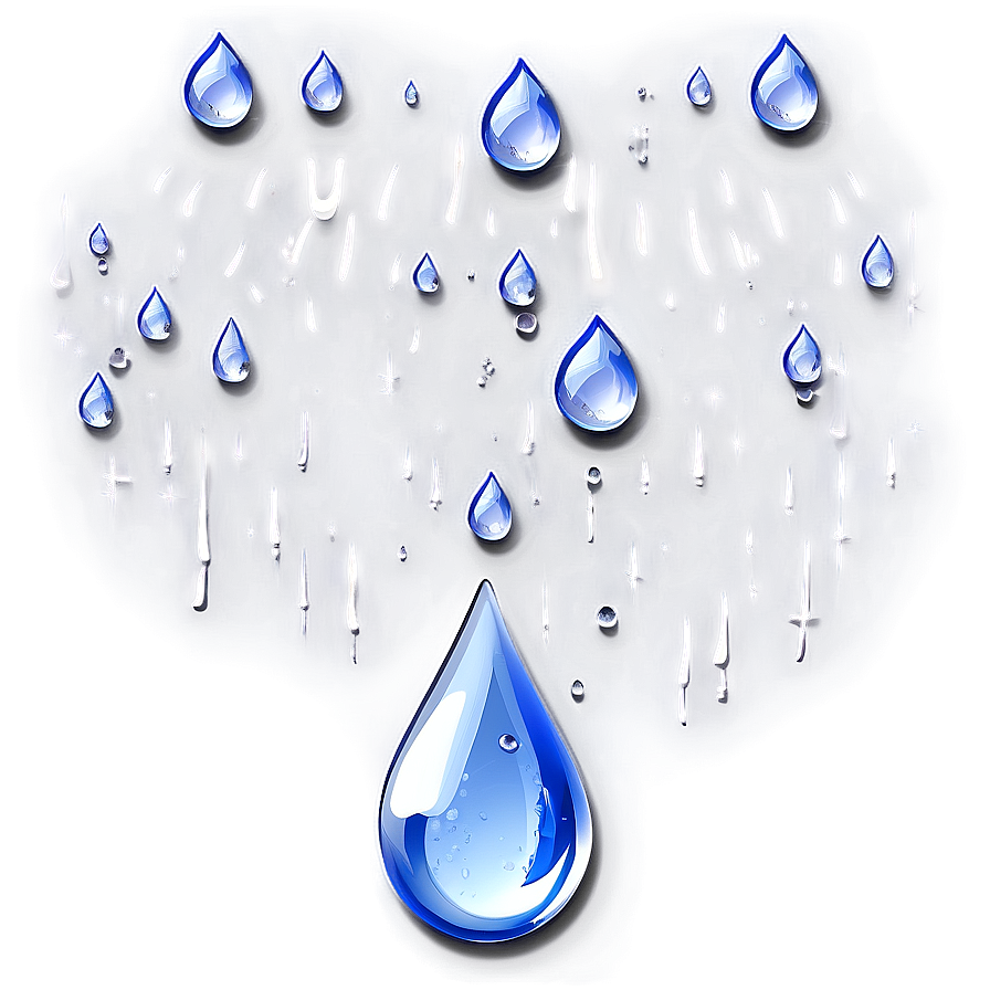 Elegant Rain Drop Png 40 PNG Image