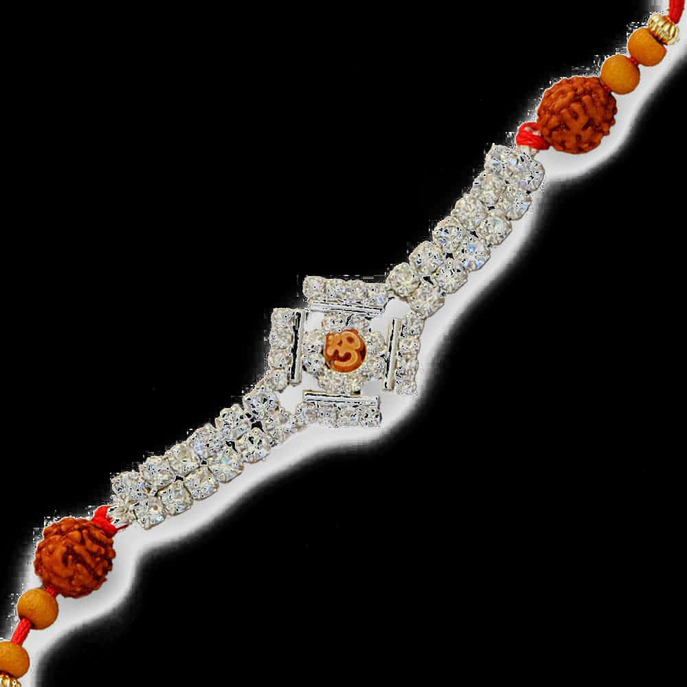 Elegant Rakhi Design PNG Image