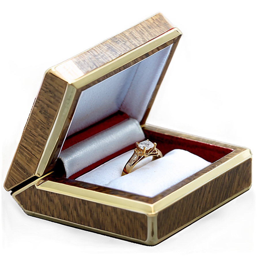 Elegant Ring Box Png 06282024 PNG Image