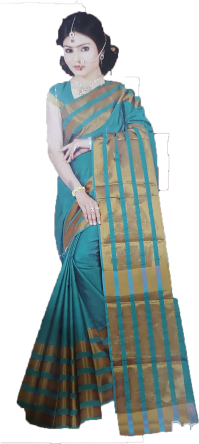 Elegant Saree Traditional Attire PNG Image