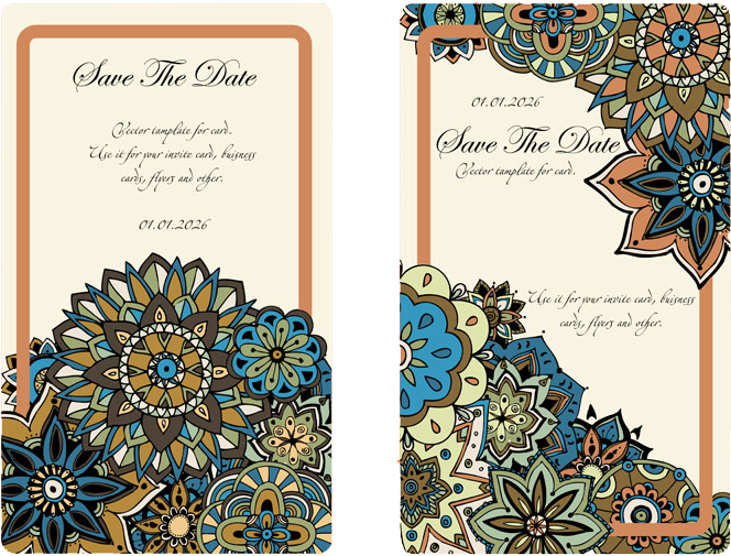 Elegant_ Save_the_ Date_ Card_ Design PNG Image