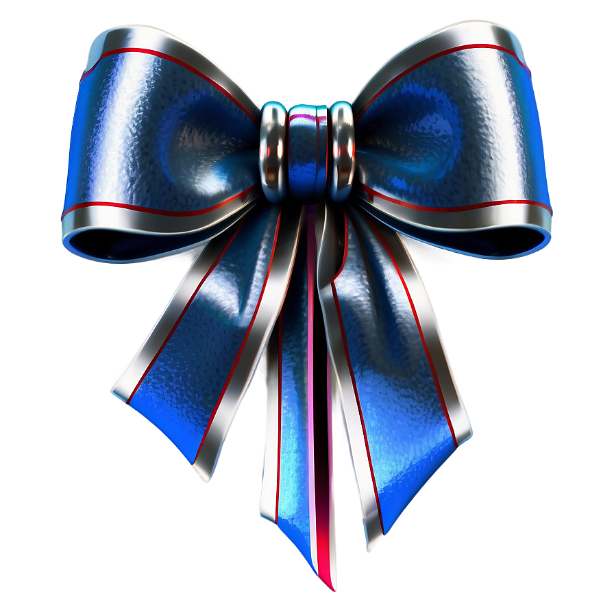 Elegant Silver Bow Png 73 PNG Image