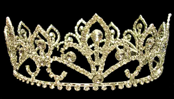 Elegant Sparkling Crown PNG Image