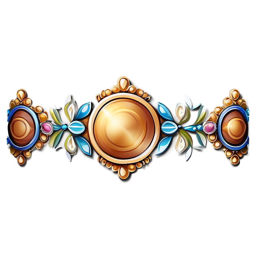 Elegant Token Border Art Png 06292024 PNG Image