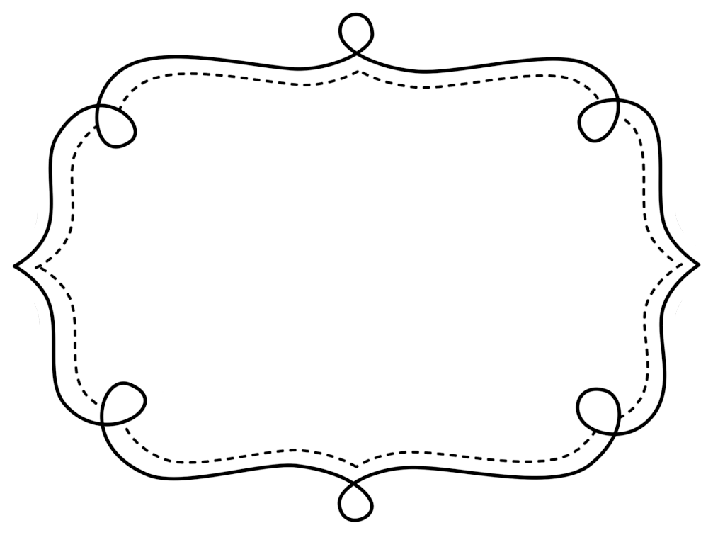 Elegant Vintage Frame Design PNG Image