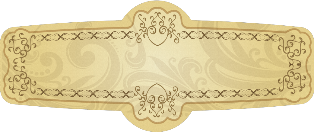 Elegant Vintage Label Design PNG Image