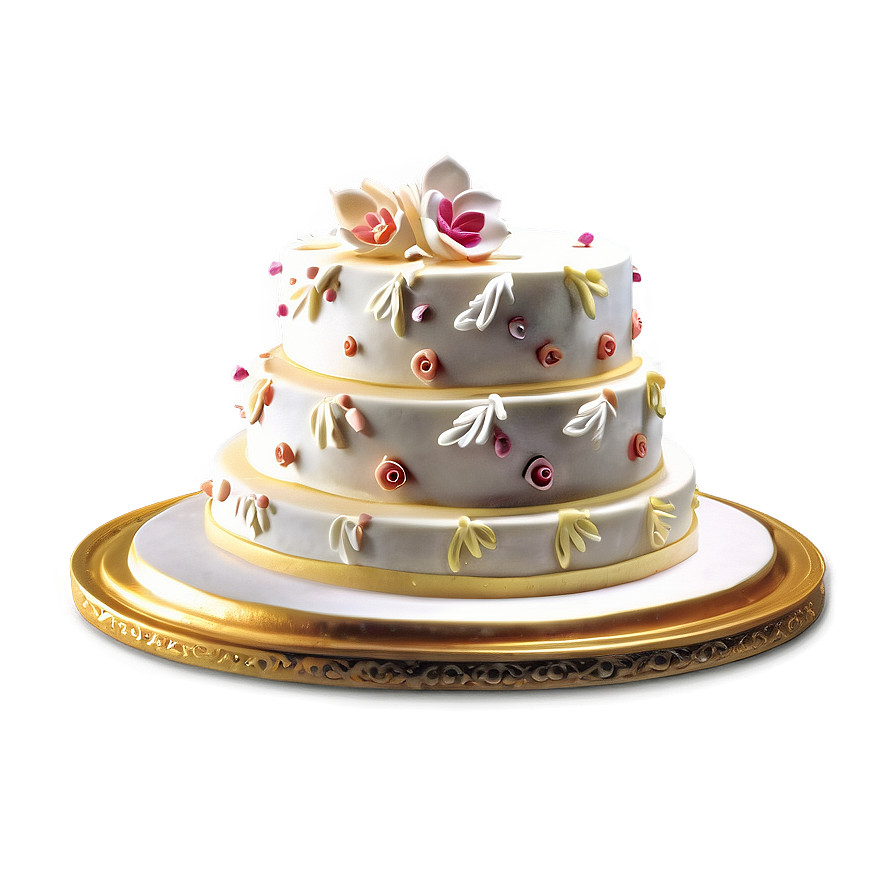 Elegant Wedding Cake Png 06122024 PNG Image