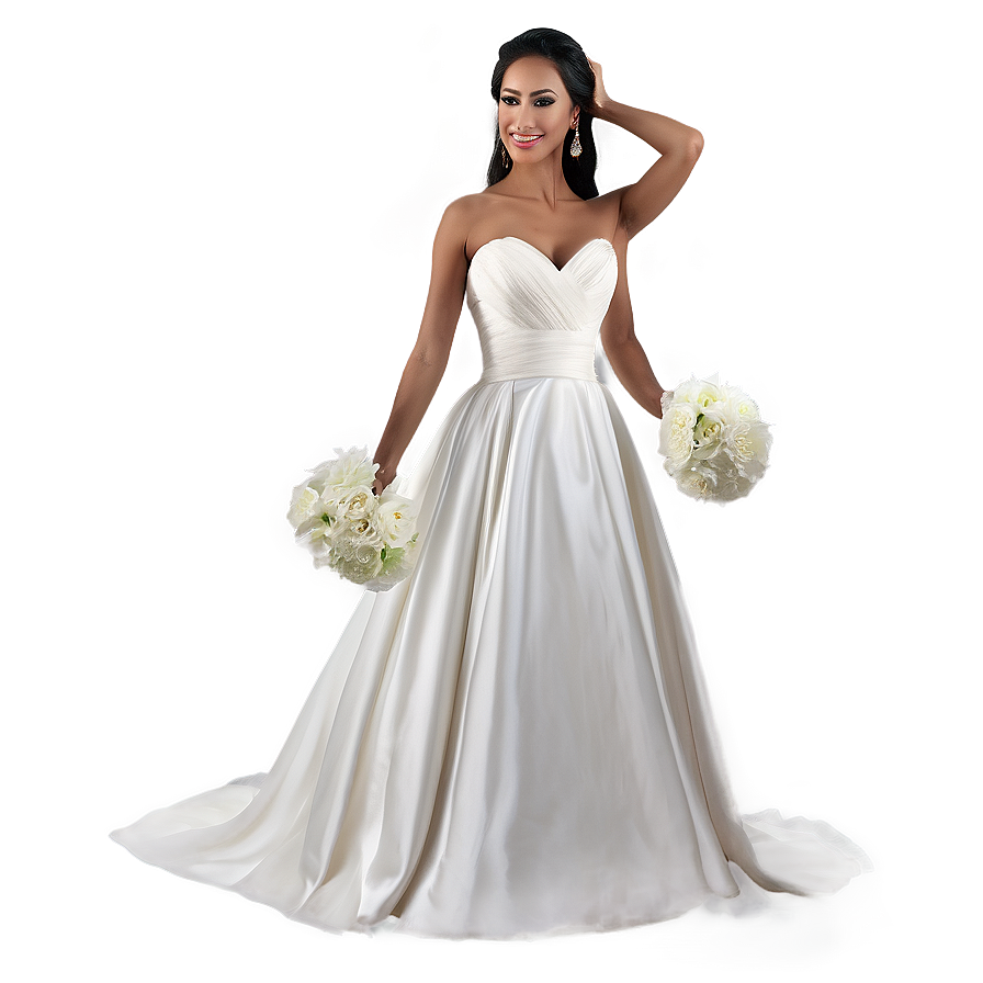 Elegant Wedding Dress Png 25 PNG Image