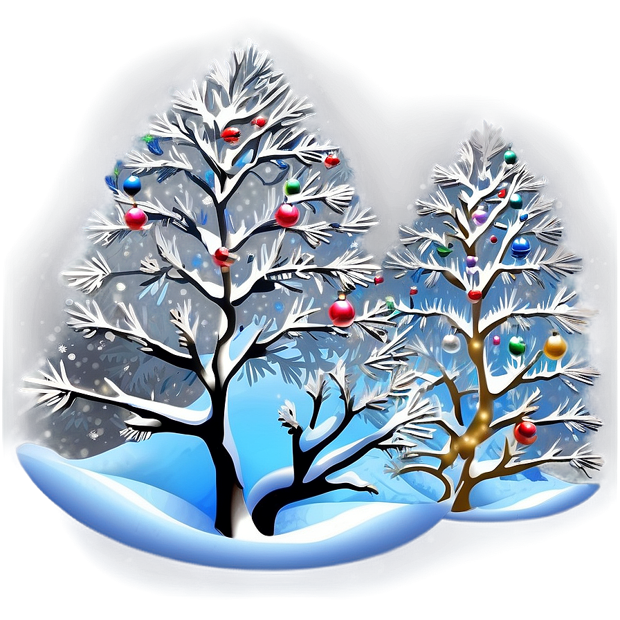 Elegant White Arbol De Navidad Png Sto PNG Image