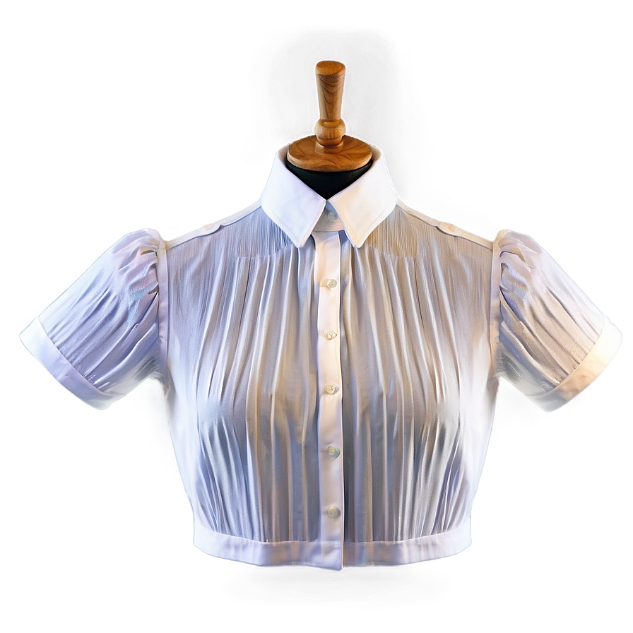 Elegant White Blouse Png 05252024 PNG Image