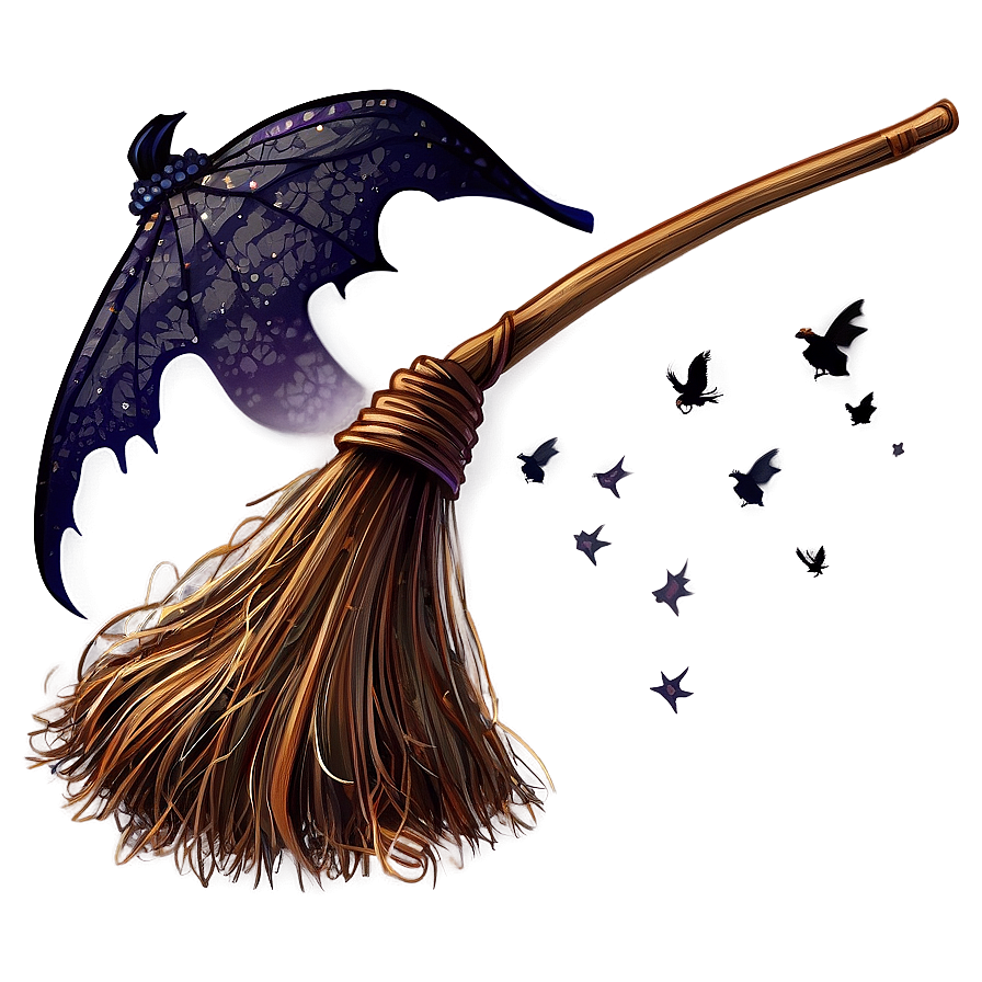 Elegant Witches Broom Png 06292024 PNG Image