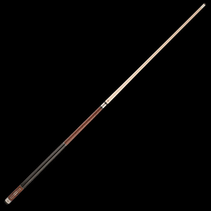 Elegant Wooden Walking Stick PNG Image