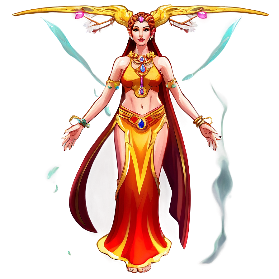 Elemental Nature Goddess Png 3 PNG Image