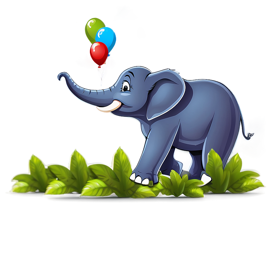 Elephant Cartoon In Jungle Png 06212024 PNG Image