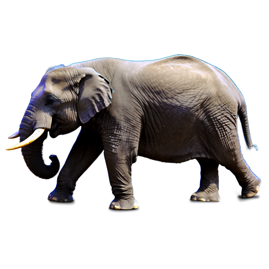 Elephant Charging Pose Png 05032024 PNG Image