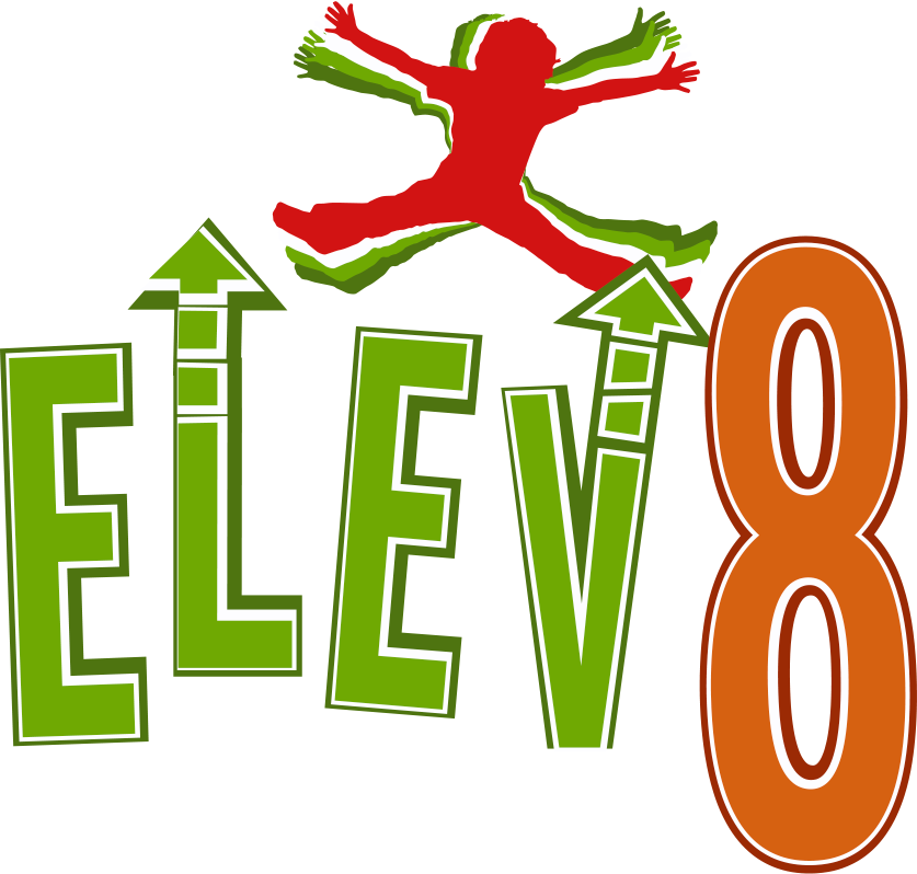 Elev8 Trampoline Park Logo PNG Image