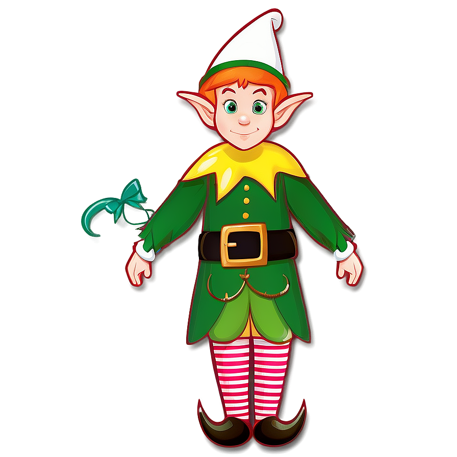 Elf Body With Bow Png Ktp62 PNG Image