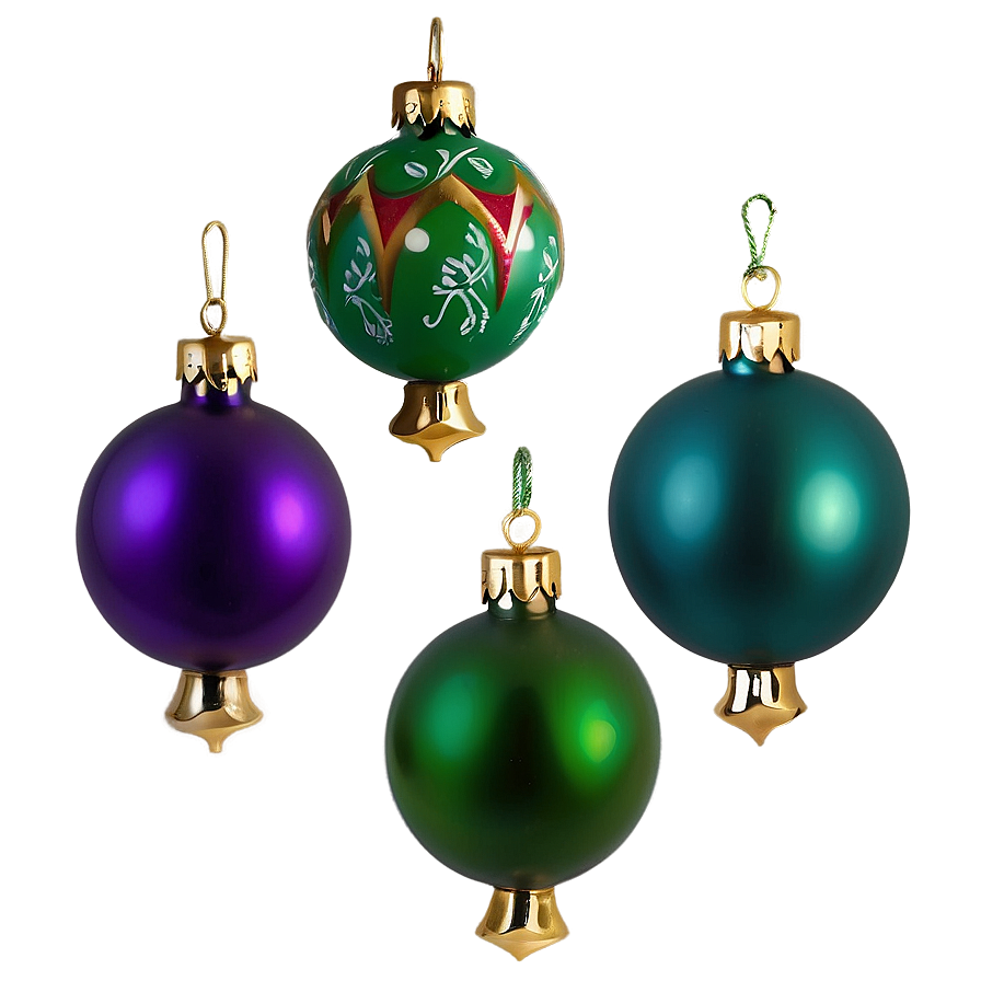 Elf Christmas Ornaments Png 05252024 PNG Image