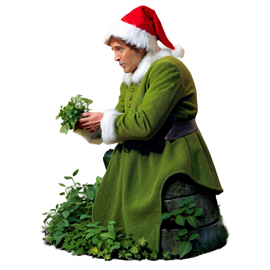 Elf Gathering Herbs Png 31 PNG Image