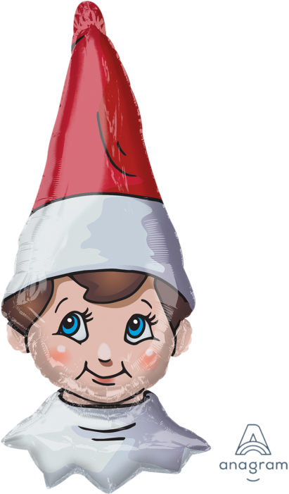 Elf On The Shelf Balloon PNG Image