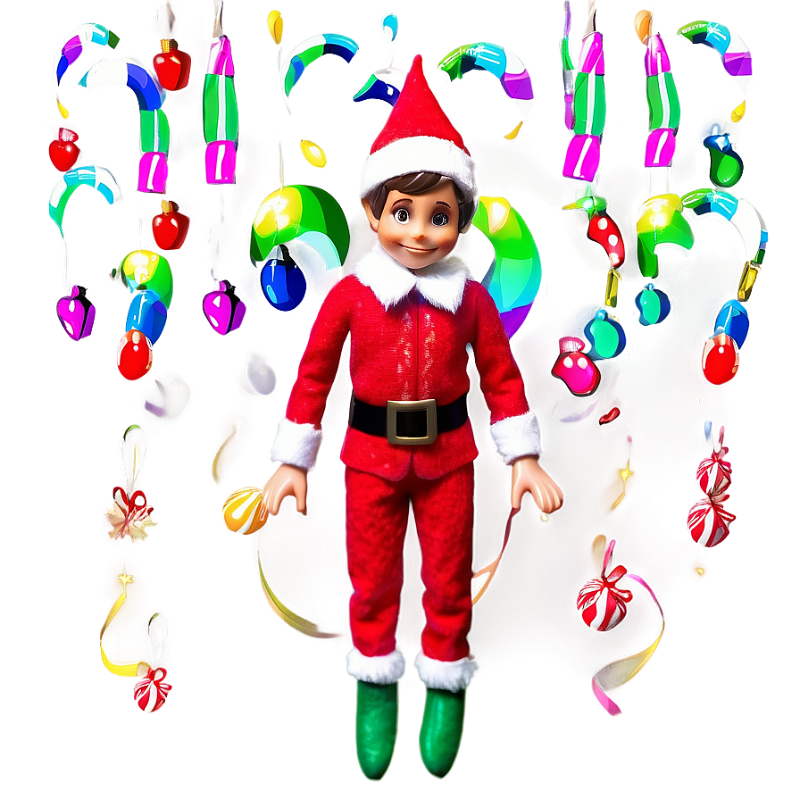 Elf Shelf Christmas Countdown Png 97 PNG Image