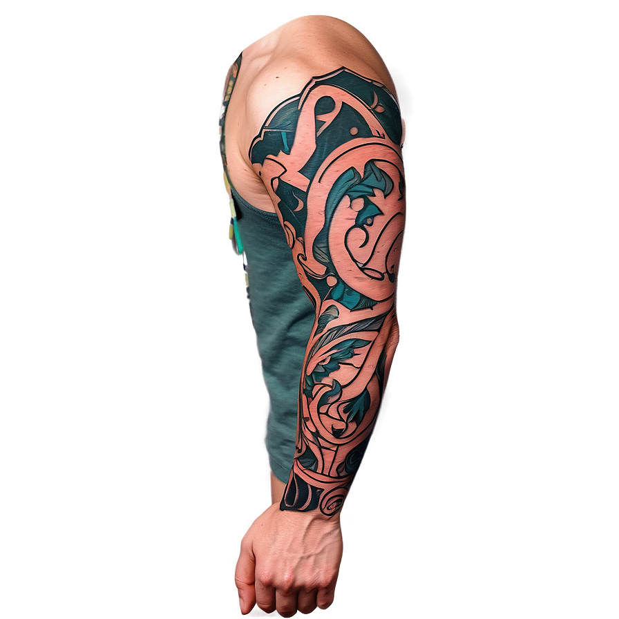 Elf Tattoo Sleeve Png Tdh PNG Image