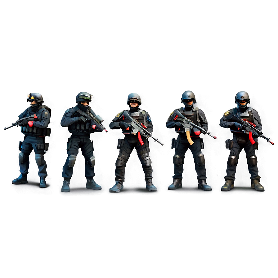 Elite Swat Unit Png 06122024 PNG Image